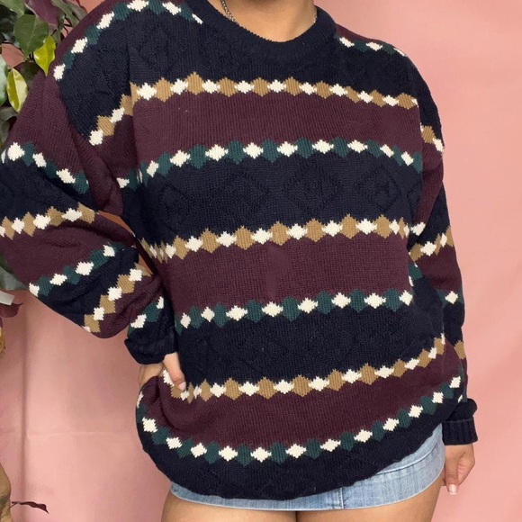 Jantzen | Sweaters | Geometric Thick 